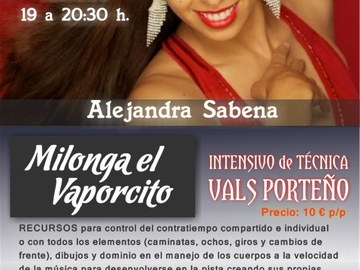 Milonga el Vaporcito nº.15  (14.04.19) - Taller Alejandra